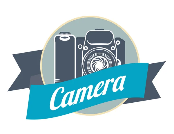 Camera apparatuur ontwerp — Stockvector