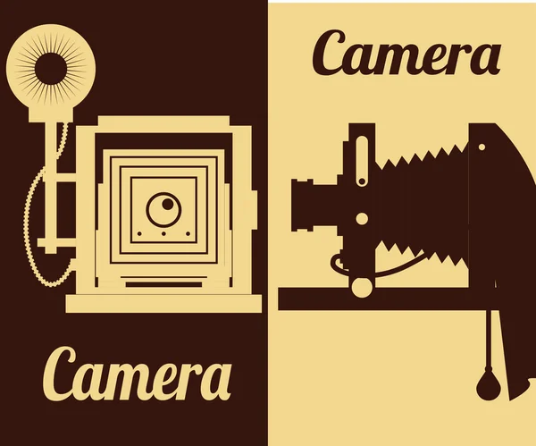 Conception d'équipement de caméra — Image vectorielle