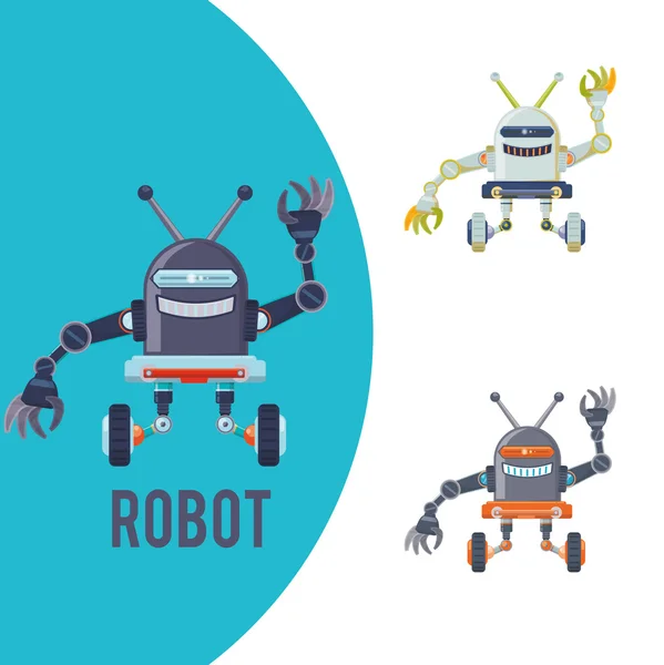 Ρομπότ και τεχνολογία σχεδιασμού — Διανυσματικό Αρχείο