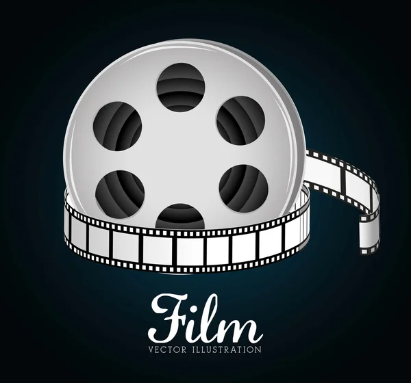 Film och bio ikoner — Stock vektor
