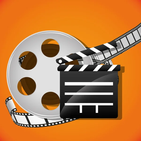 Film en bioscoop pictogrammen — Stockvector