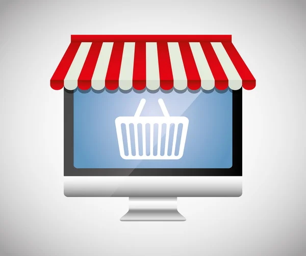 Marketing digitale e vendite online — Vettoriale Stock