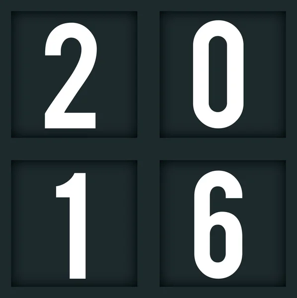 Felice anno nuovo grafico — Vettoriale Stock