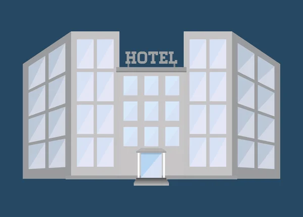 Hoteldienstleistungen und Reisen — Stockvektor