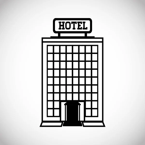 Hoteldiensten en reizen — Stockvector