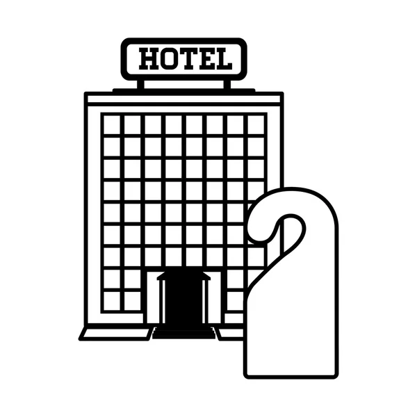 Servicios de hotel y viajes — Archivo Imágenes Vectoriales