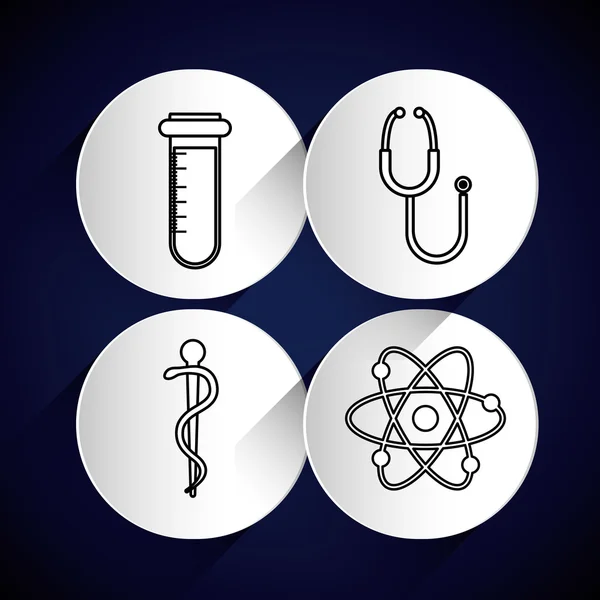 Iconos de atención médica — Vector de stock