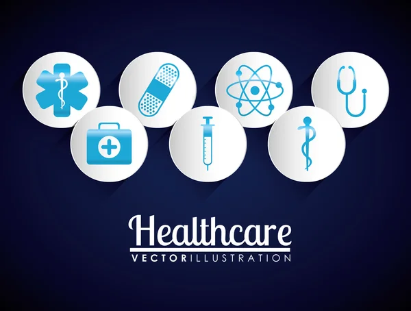 Medical healthcare icons — Stock Vector