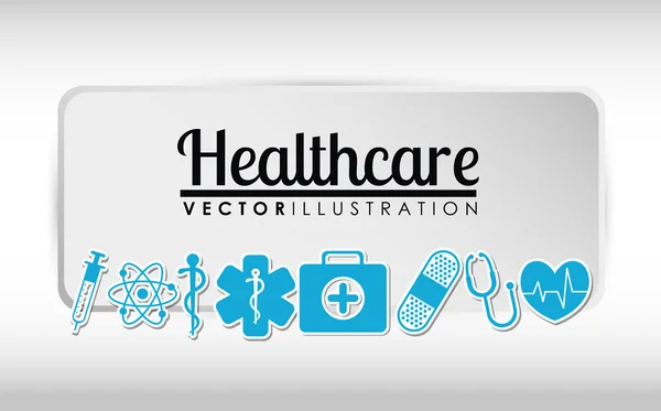 Lékařská zdravotní péče ikony — Stockový vektor