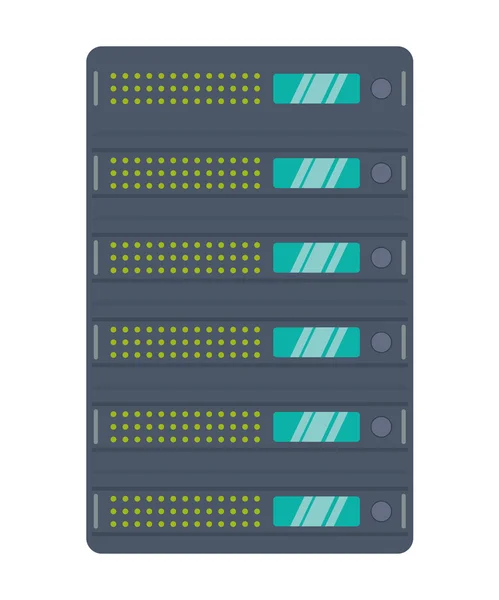 Hospedagem web e computação em nuvem — Vetor de Stock