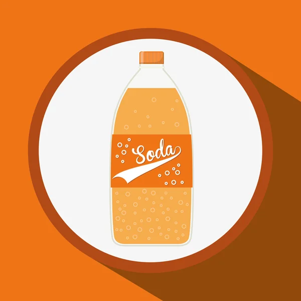 Design de conceito de soda — Vetor de Stock
