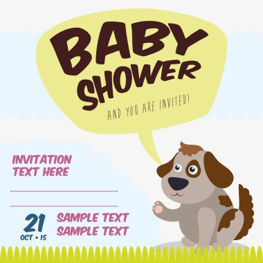 bebek partisi davetiyesi