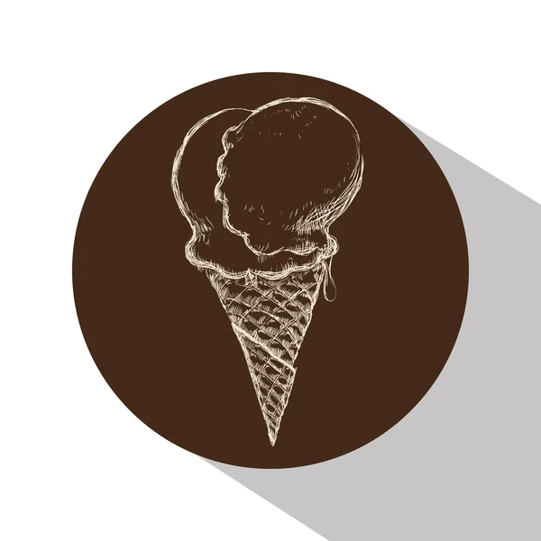 Disegno gelato — Vettoriale Stock