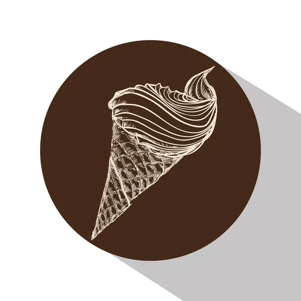 Diseño de helado — Vector de stock