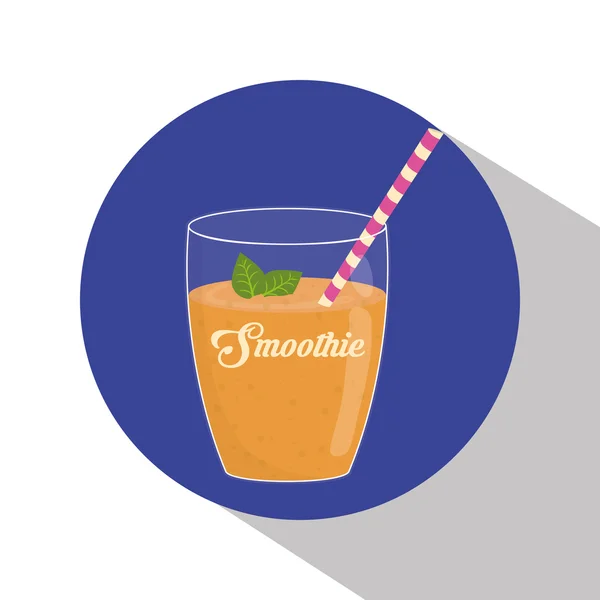 Conception de jus de smoothie — Image vectorielle