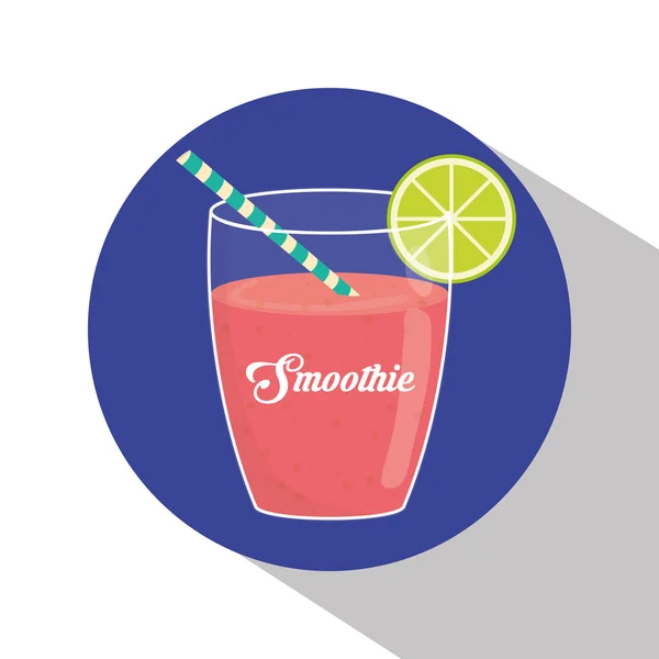 Conception de jus de smoothie — Image vectorielle