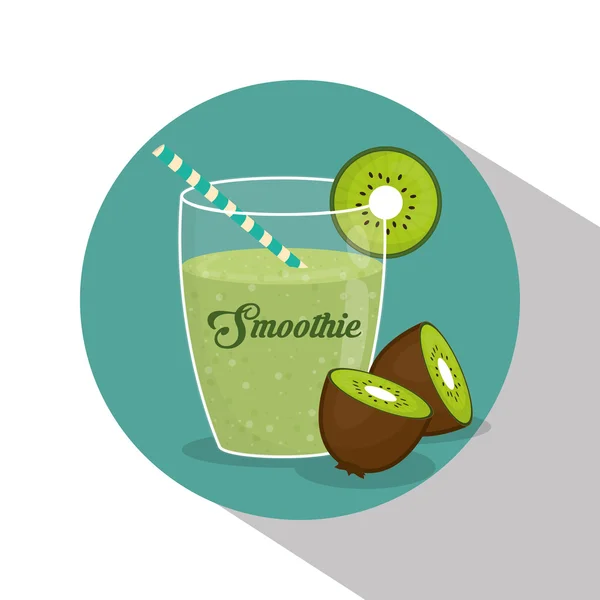 Diseño de jugo de licuado — Vector de stock