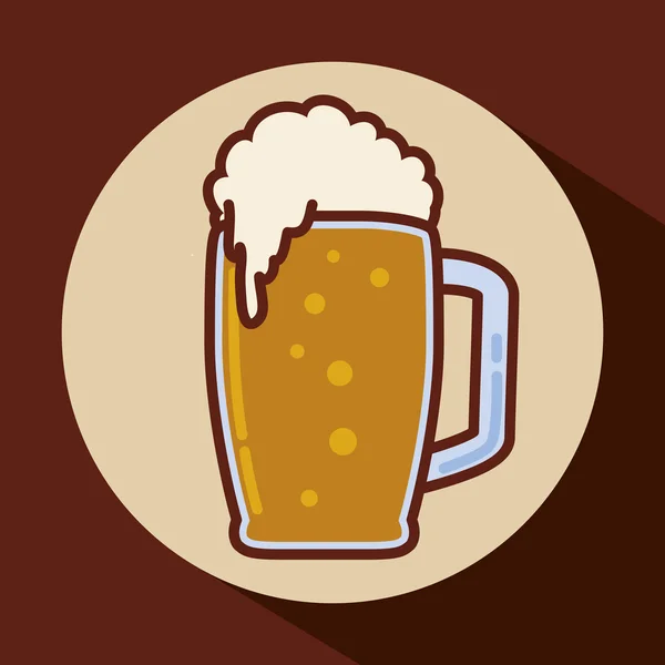 Concepção de cerveja — Vetor de Stock