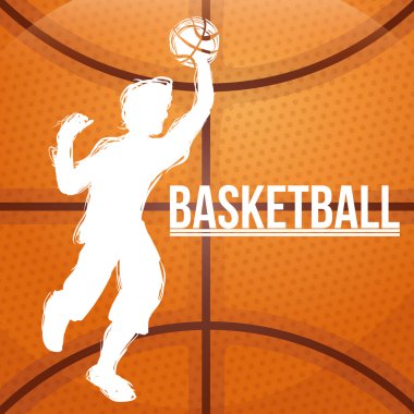 Basketbol spor tasarım 