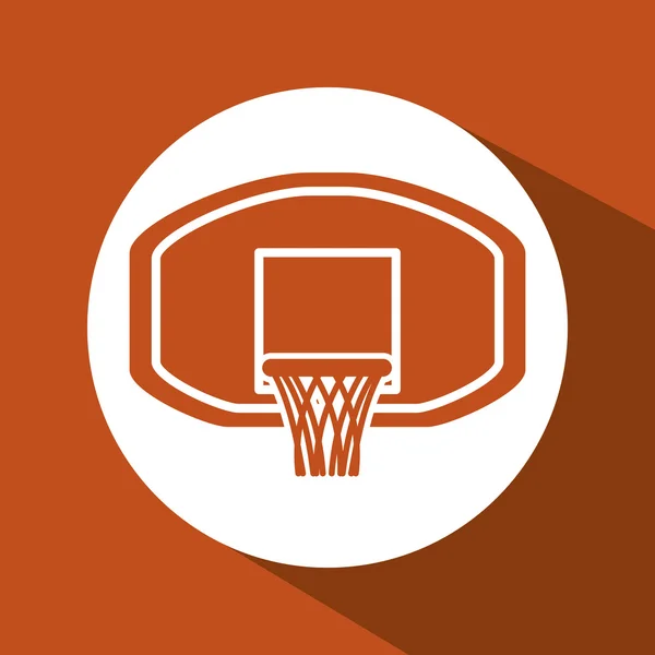 Basketbal sport ontwerp — Stockvector