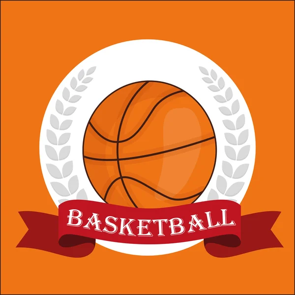 Basketbol spor tasarım — Stok Vektör