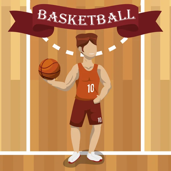 Basketball Sport Design — Stockvektor