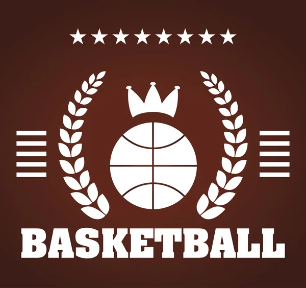 Basketbol spor tasarım — Stok Vektör