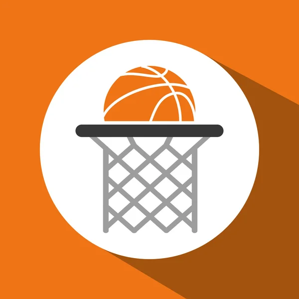 Basquete design desportivo — Vetor de Stock