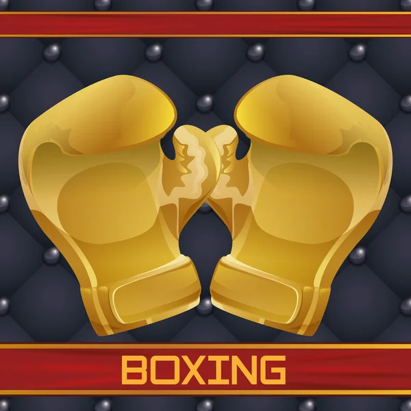 Boxing sport design — Stock Vector