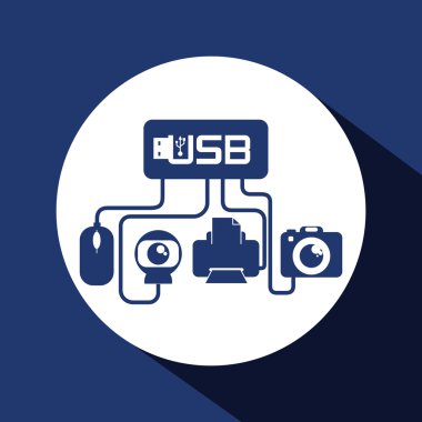 USB simgesi tasarım