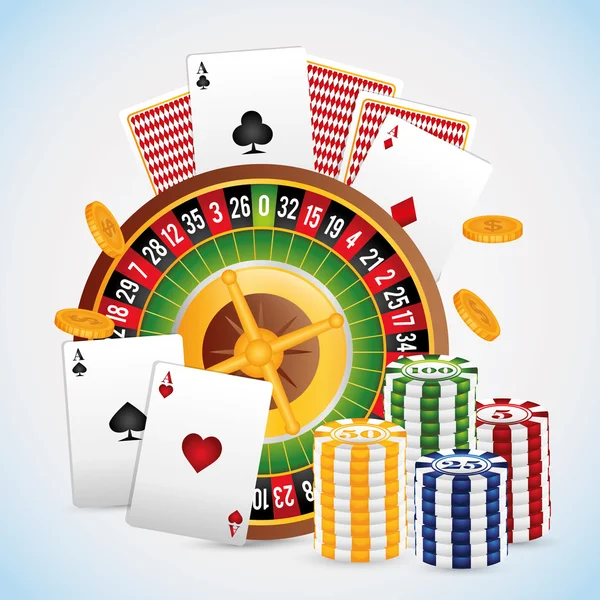 Casino gokken spel — Stockvector