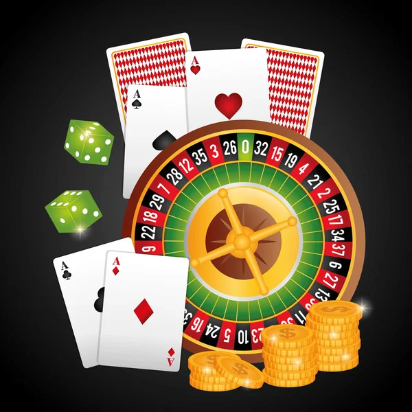 Казино азартные игры — стоковый вектор