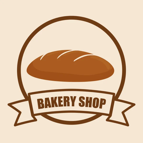 Хлібобулочні магазин оголошення — стоковий вектор