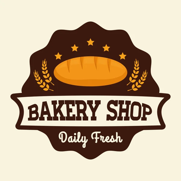 Anuncio tienda de panadería — Archivo Imágenes Vectoriales