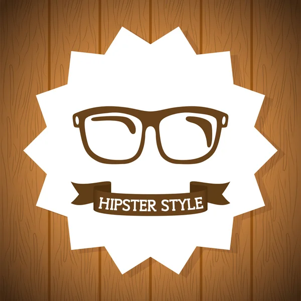 Hipster retro and vintage — Stock Vector