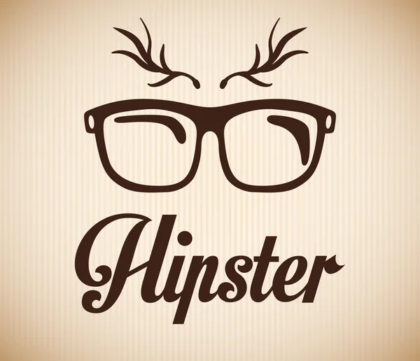 Hipster retro and vintage — Stock Vector