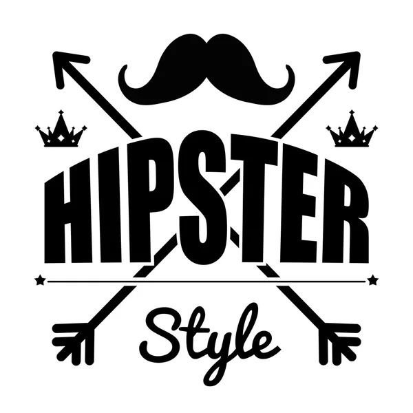 Hipster retro and vintage — Stock Vector