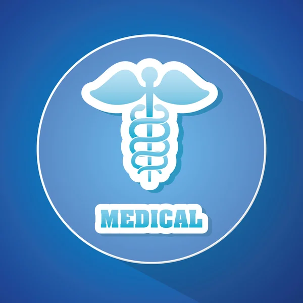 Medical healthcare graphic — Stock Vector