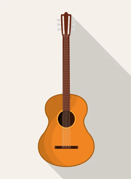 Instrument muzyczny gitara — Wektor stockowy