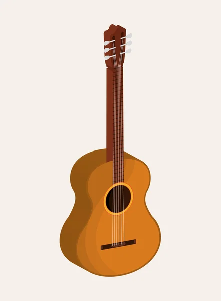 Musik gitarr instrument — Stock vektor
