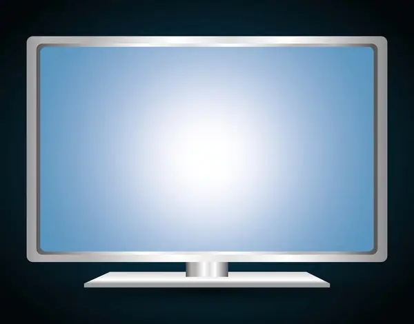 TV scherm pictogram — Stockvector