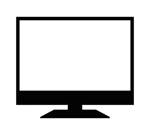 Icona dello schermo TV — Vettoriale Stock