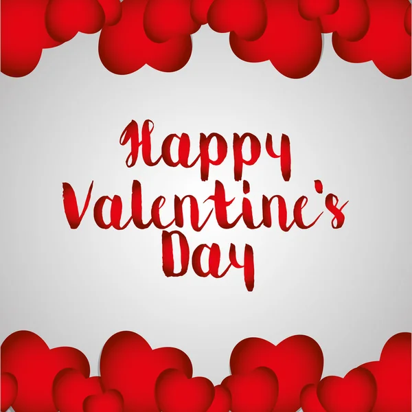 Happy Valentijnsdag kleurrijke kaart — Stockvector