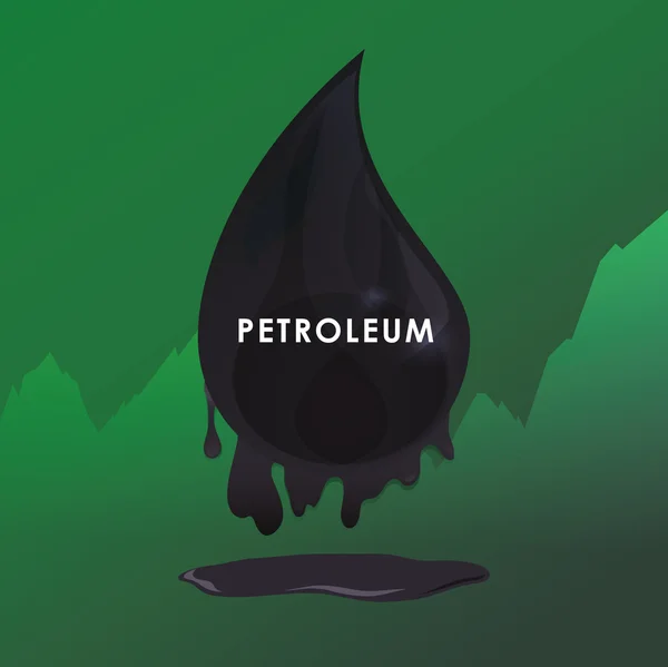 Diseño del precio del petróleo — Archivo Imágenes Vectoriales