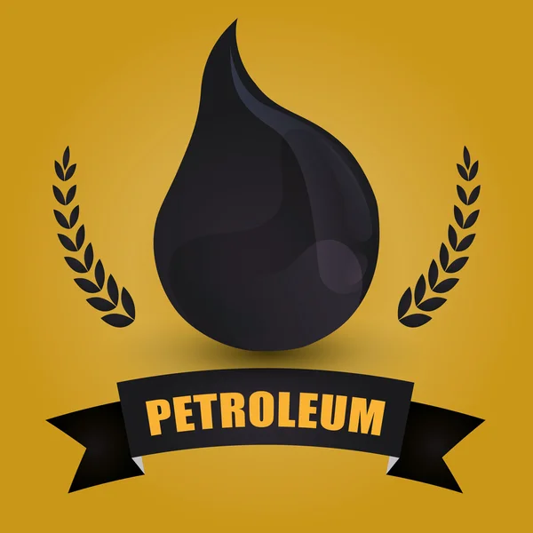 Petroleum pris design — Stock vektor