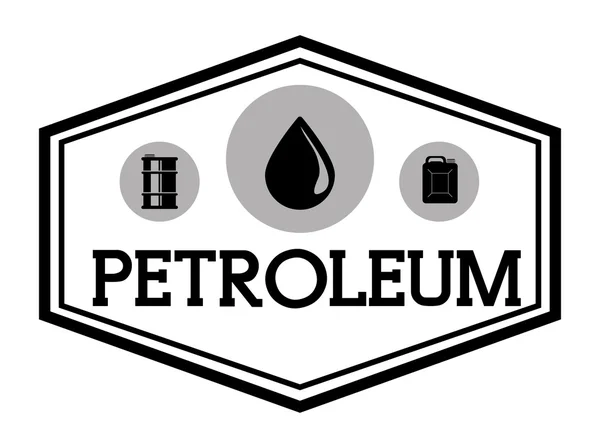 Petroleum pris design — Stock vektor