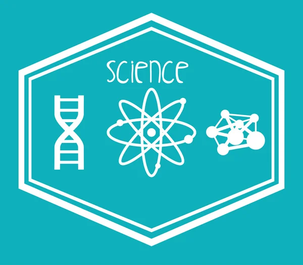 Science icons design — Stock Vector