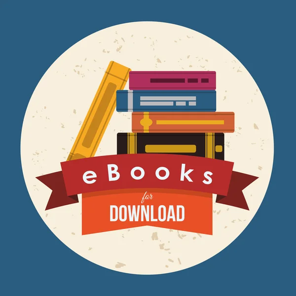 E-learning en ebook ontwerp — Stockvector