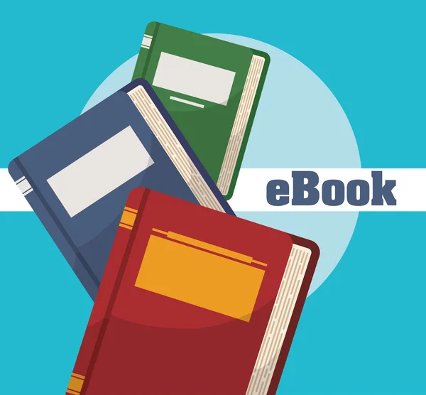 Design de eLearning e ebook — Vetor de Stock