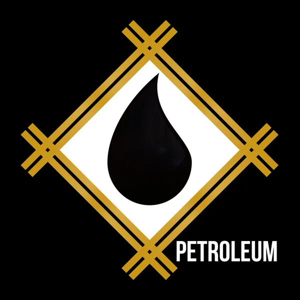 Petroleum pris design — Stock vektor